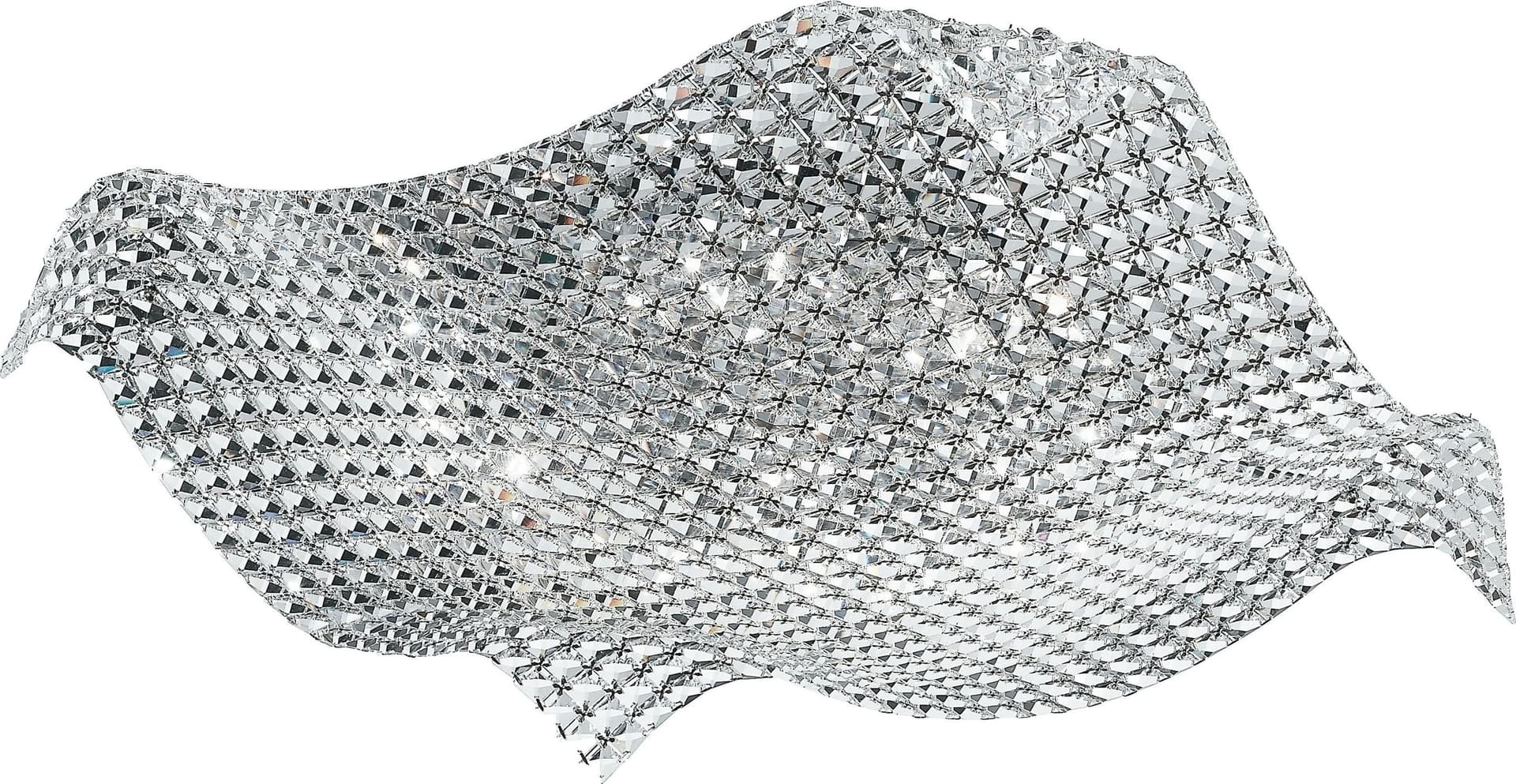 Lampada da Soffitto Per camerette e zone living a Onda con Cristalli pregiati K9 Design luxury 9XG9 - 4