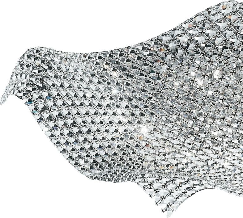 Lampada da Soffitto Per camerette e zone living a Onda con Cristalli pregiati K9 Design luxury 9XG9 - 6