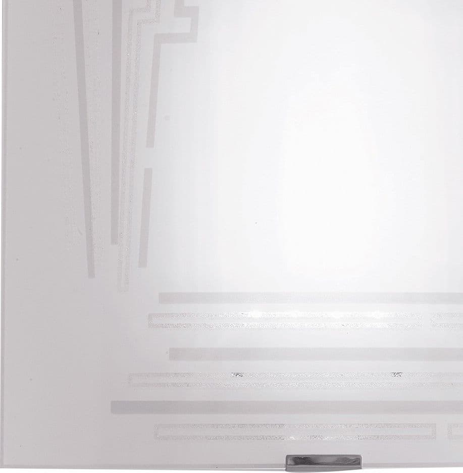 Plafoniera Quadrata brillantinata Disponibile in 3 varianti di dimensioni Adatta a camera da letto e salotti 2X 3X 4XE27 - 6