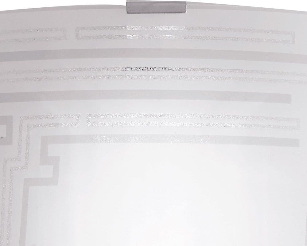 Plafoniera Quadrata brillantinata Disponibile in 3 varianti di dimensioni Adatta a camera da letto e salotti 2X 3X 4XE27 - 7