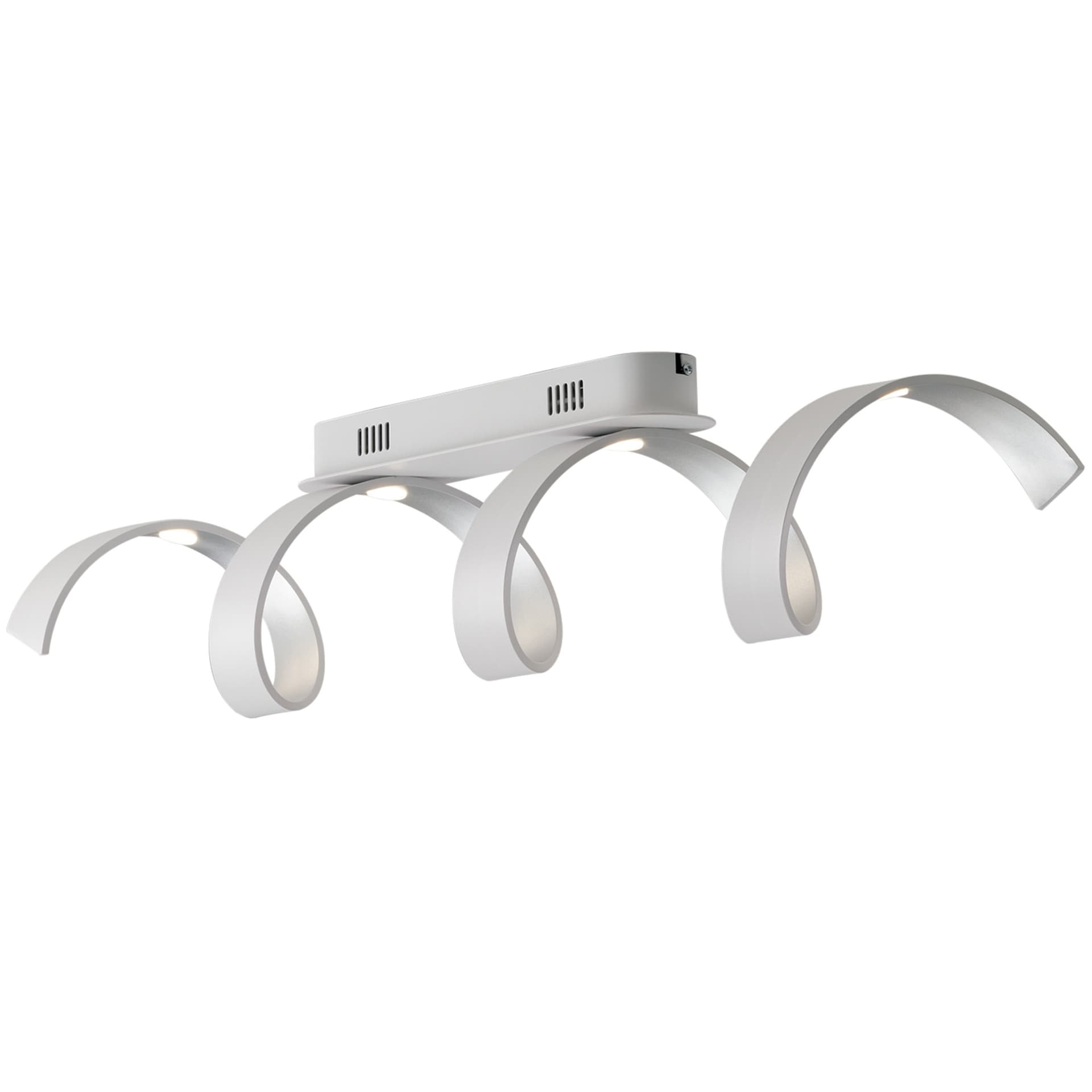 Plafoniera Moderna LED a spirale Nera o Bianca 20W - 3