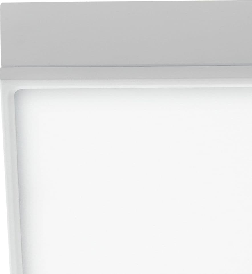 Plafoniera Alluminio Bianco Goffrato Quadrato Incasso Cartongesso Led 22 watt Luce Naturale - 2