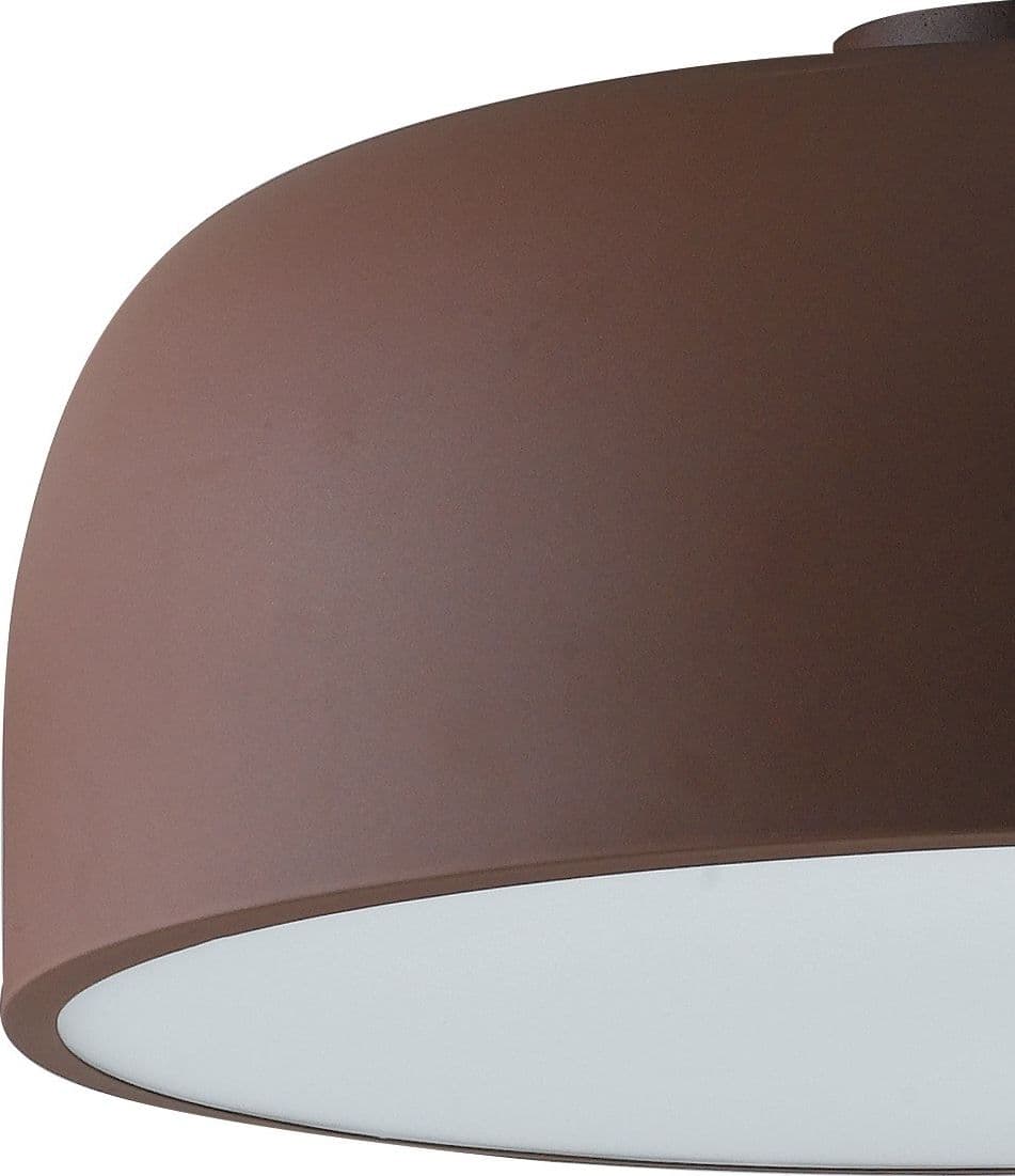 Plafoniera Lampada da soffitto  BISTROT design moderno colore bronzo / bianco 3x E27 - 3