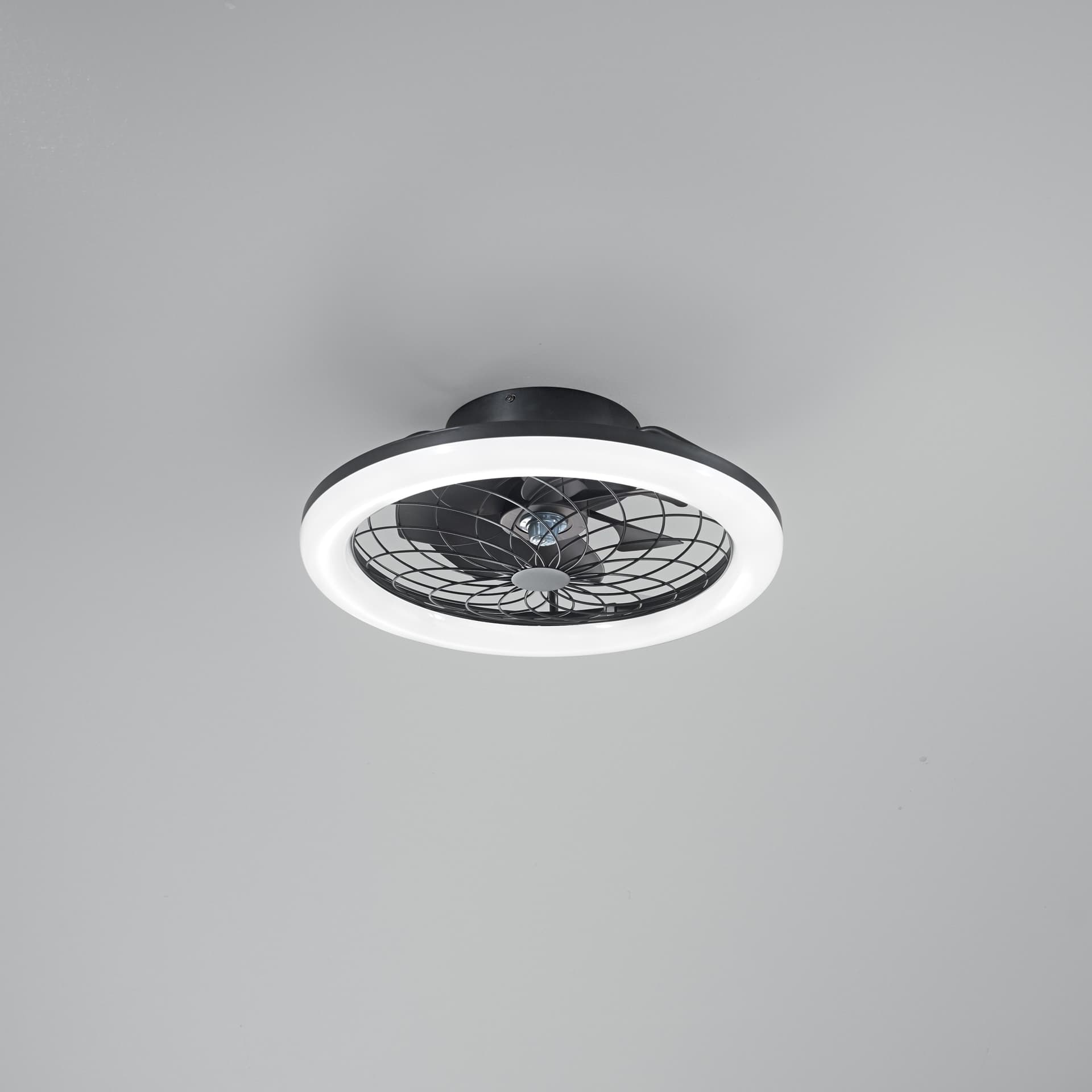 Plafoniera LED con Ventilatore e Telecomando Bianco o Nero - 7
