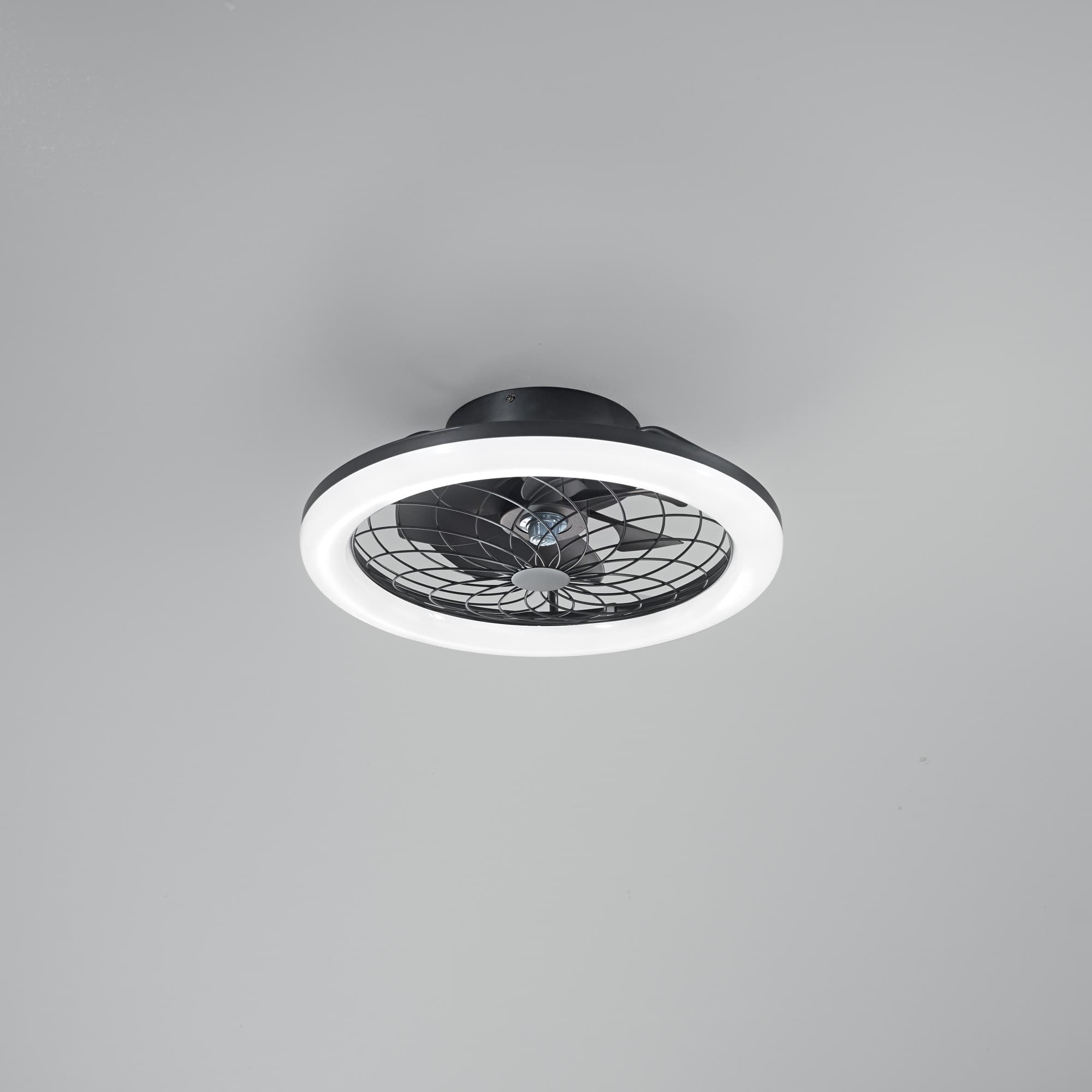 Plafoniera LED con Ventilatore e Telecomando Bianco o Nero - 7