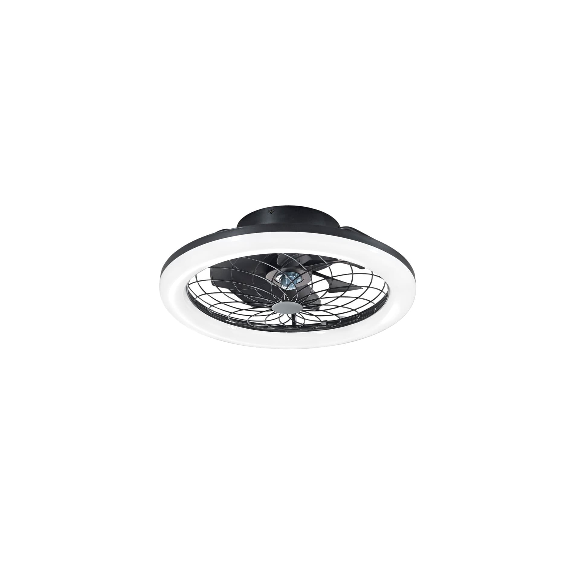 Plafoniera LED con Ventilatore e Telecomando Bianco o Nero - 8