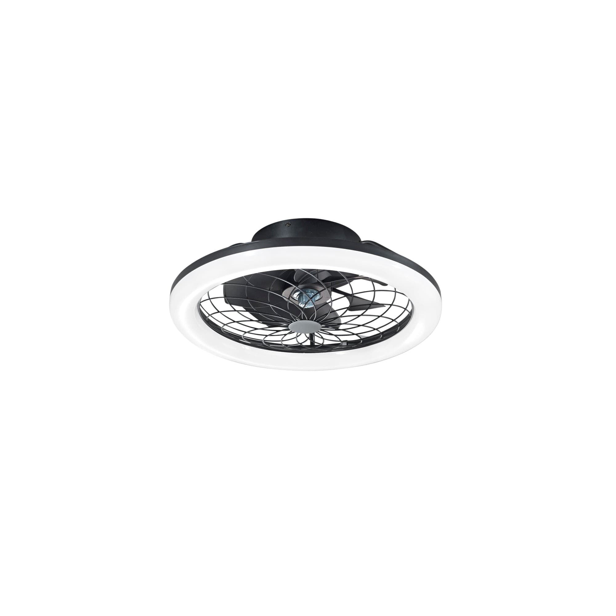 Plafoniera LED con Ventilatore e Telecomando Bianco o Nero - 8