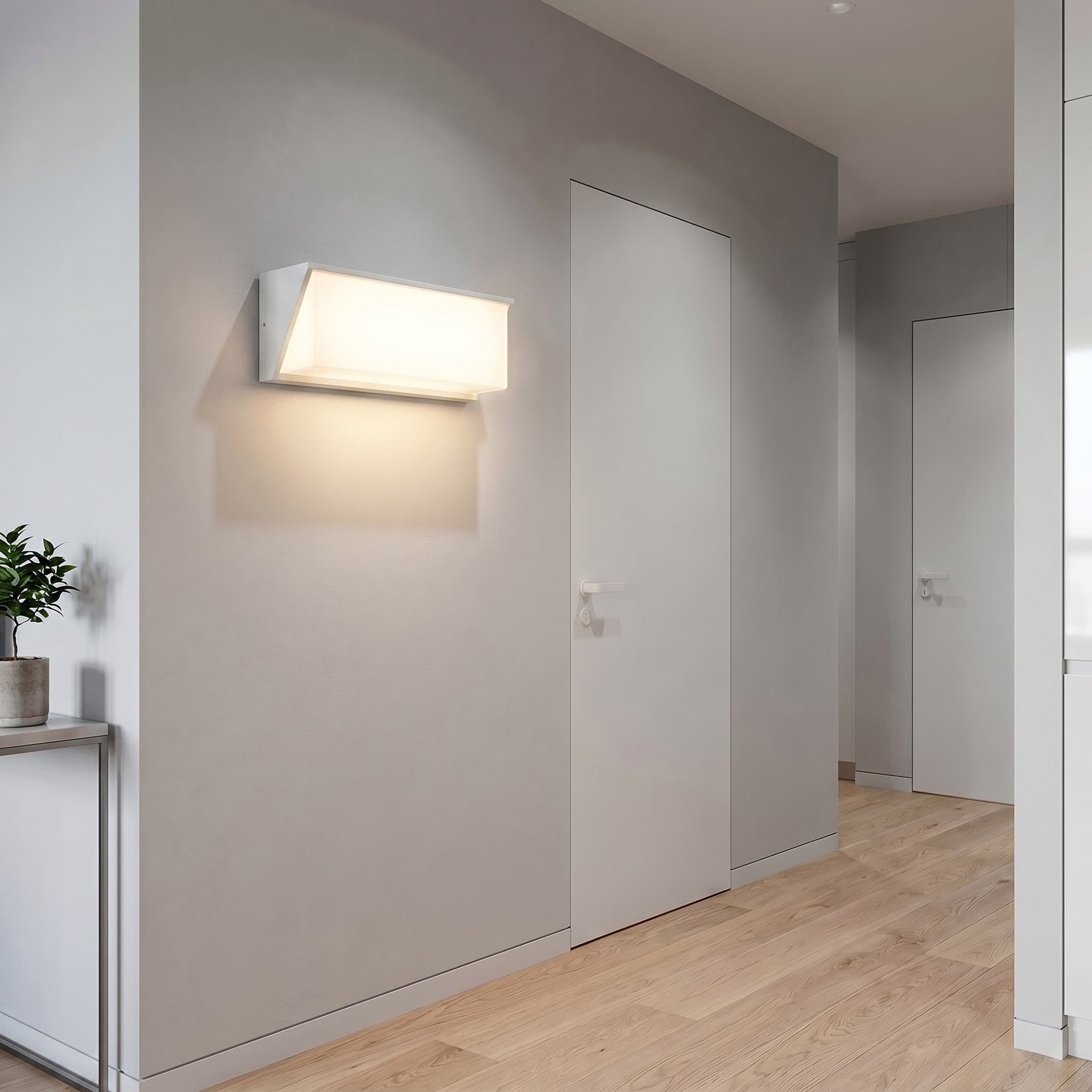 Applique LED moderna da parete in antracite o bianca - 6