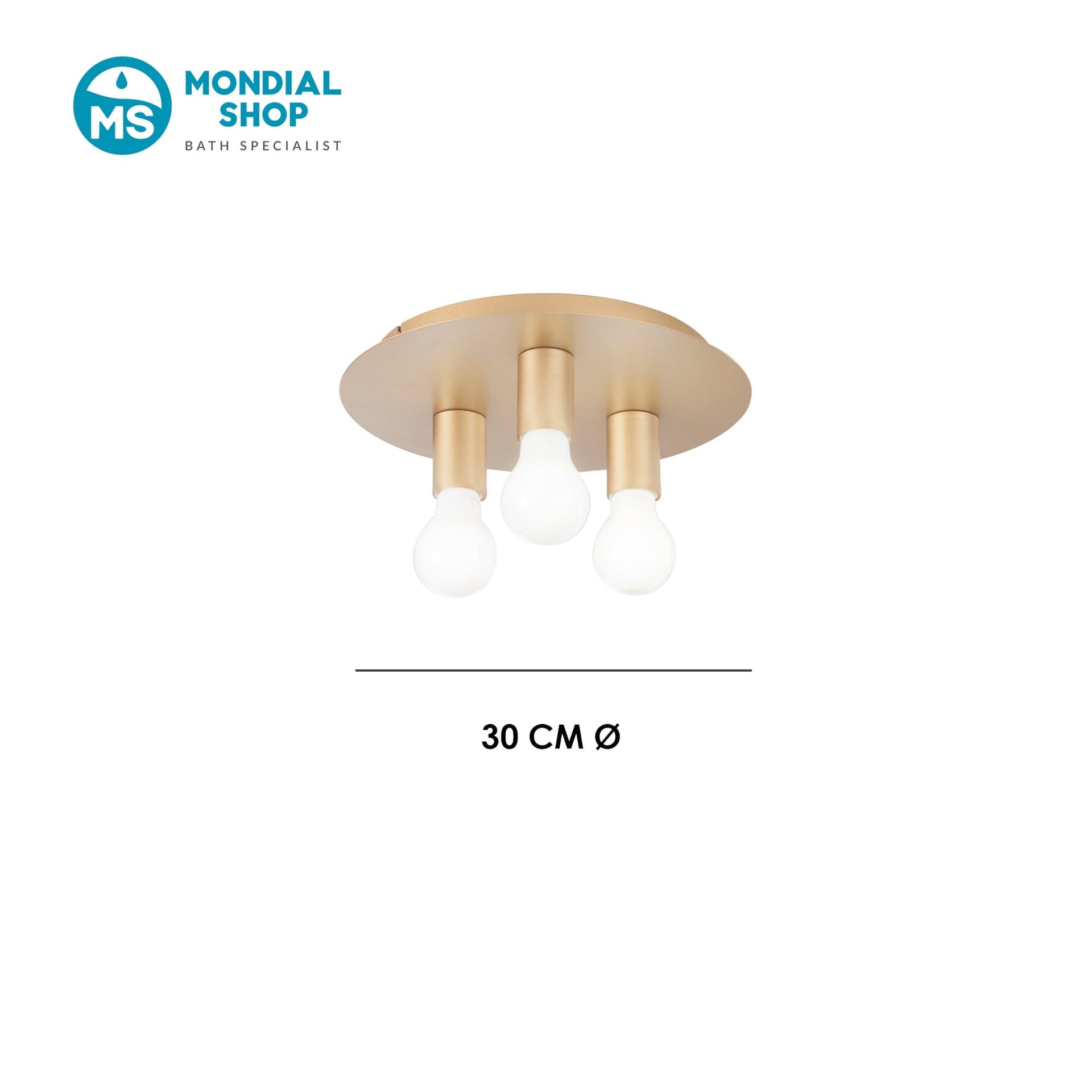 Plafoniera design moderno per interni 3XE27 in 3 varianti - 4