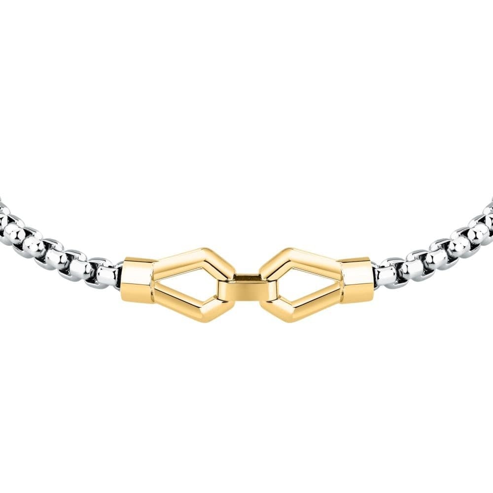 Morellato Motown – Bracciale Uomo Silver con Dettagli Oro (SALS92) - 2