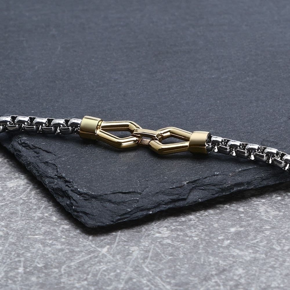 Morellato Motown – Bracciale Uomo Silver con Dettagli Oro (SALS92) - 7