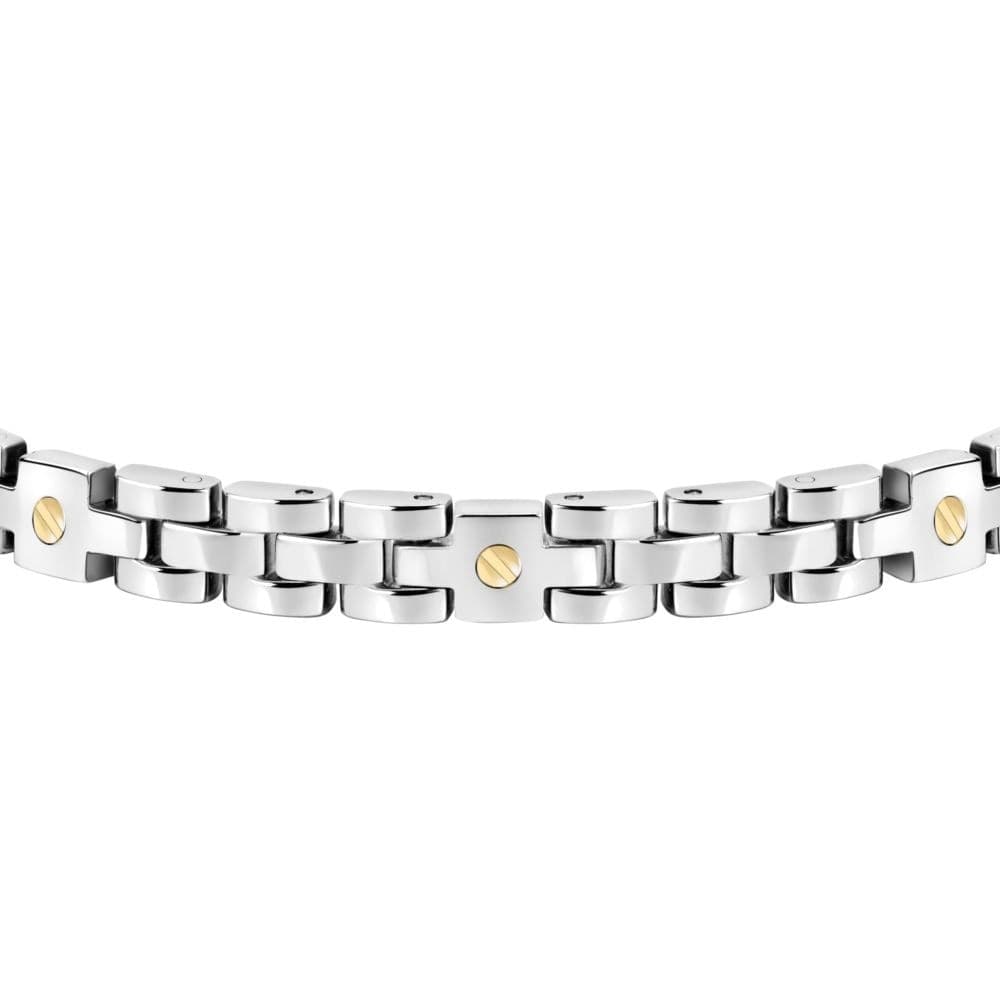Bracciale Morellato Gold Uomo Acciaio Silver con Oro (SATM05) - 2