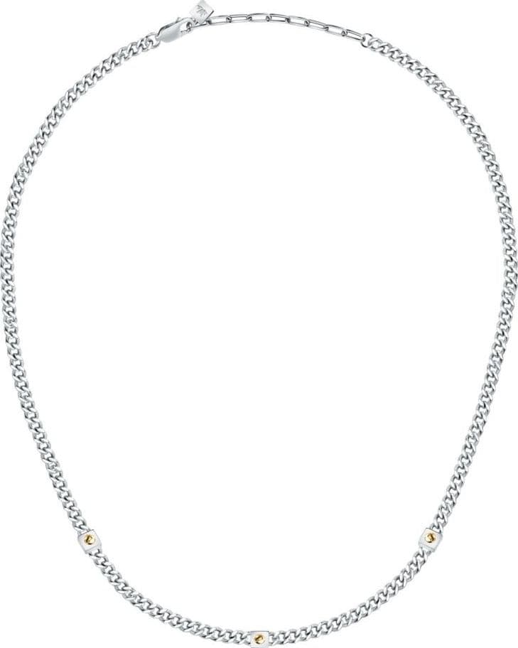 Collana Morellato Gold Uomo Acciaio Silver con Oro (SATM21) - 2