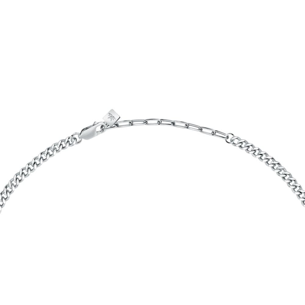 Collana Morellato Gold Uomo Acciaio Silver con Oro (SATM21) - 3