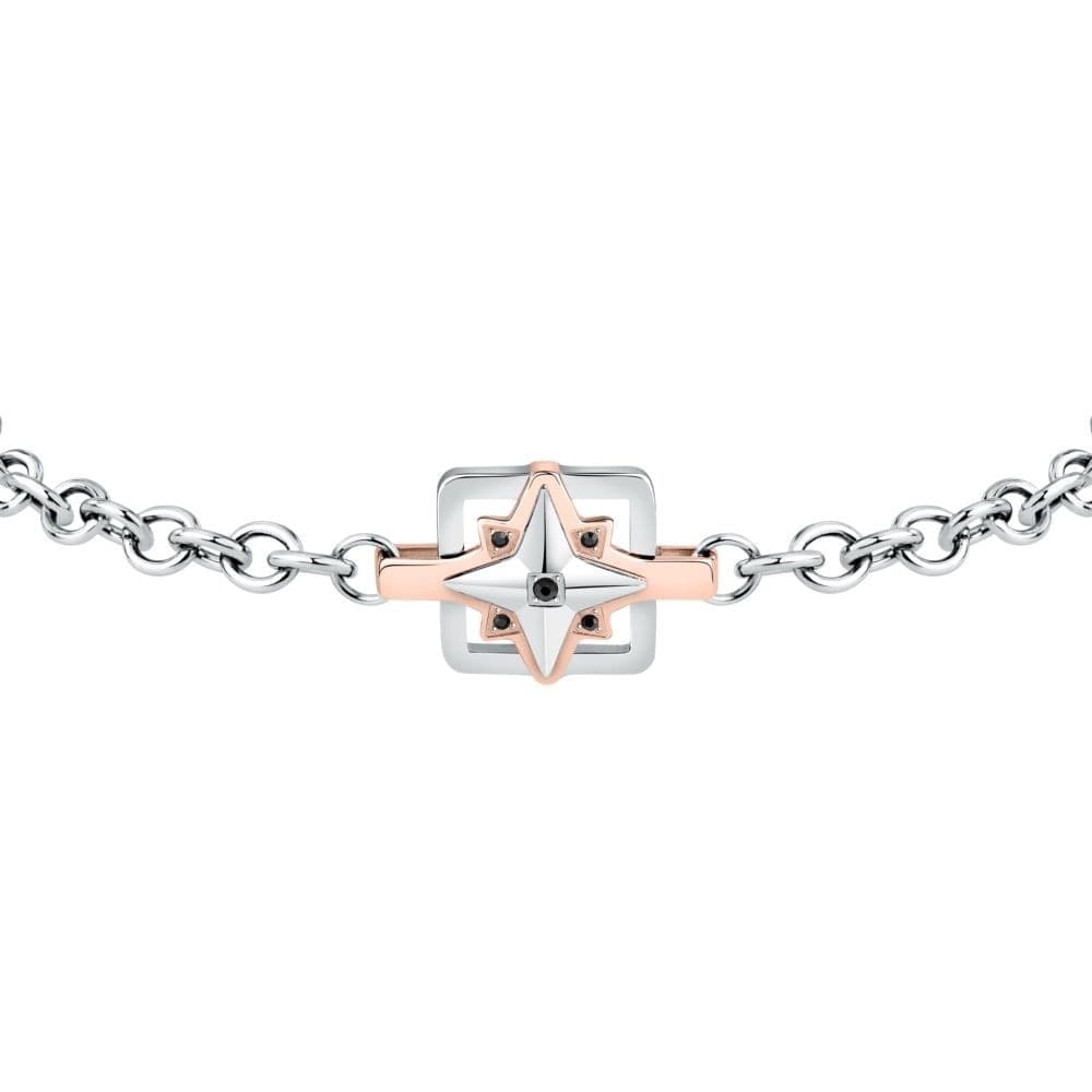 Bracciale Morellato Versilia Uomo Acciaio Silver Rose Gold (SAHB15) - 2