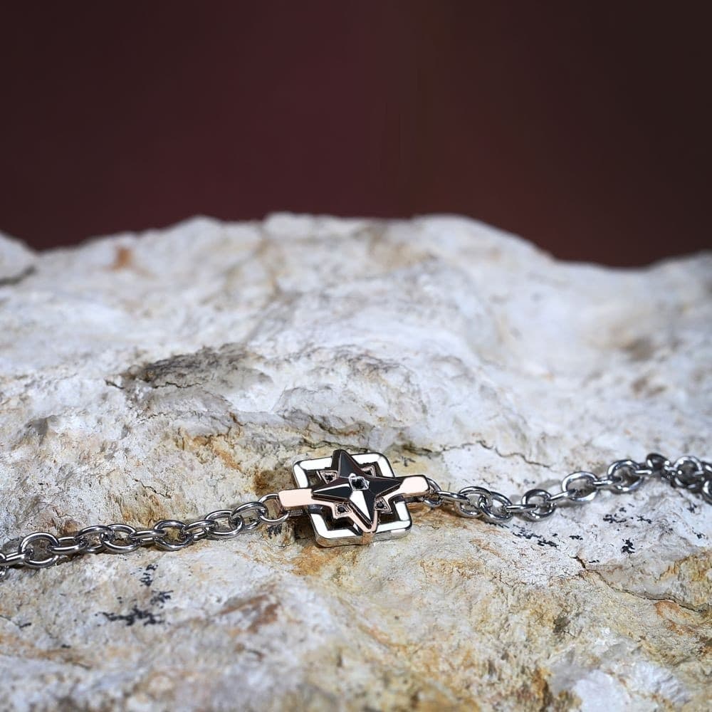 Bracciale Morellato Versilia Uomo Acciaio Silver Rose Gold (SAHB15) - 6