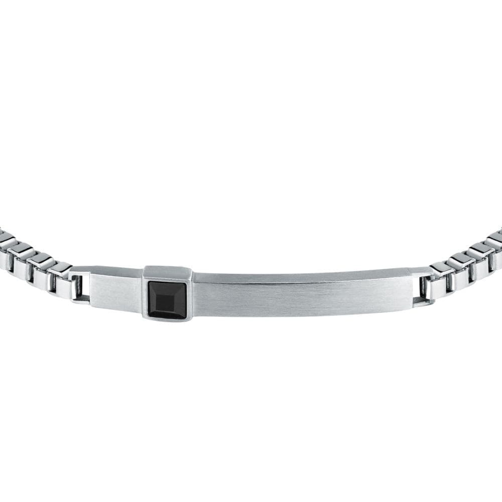 Morellato Urban – Bracciale Uomo Acciaio con Zircone Nero (SABH44) - 2