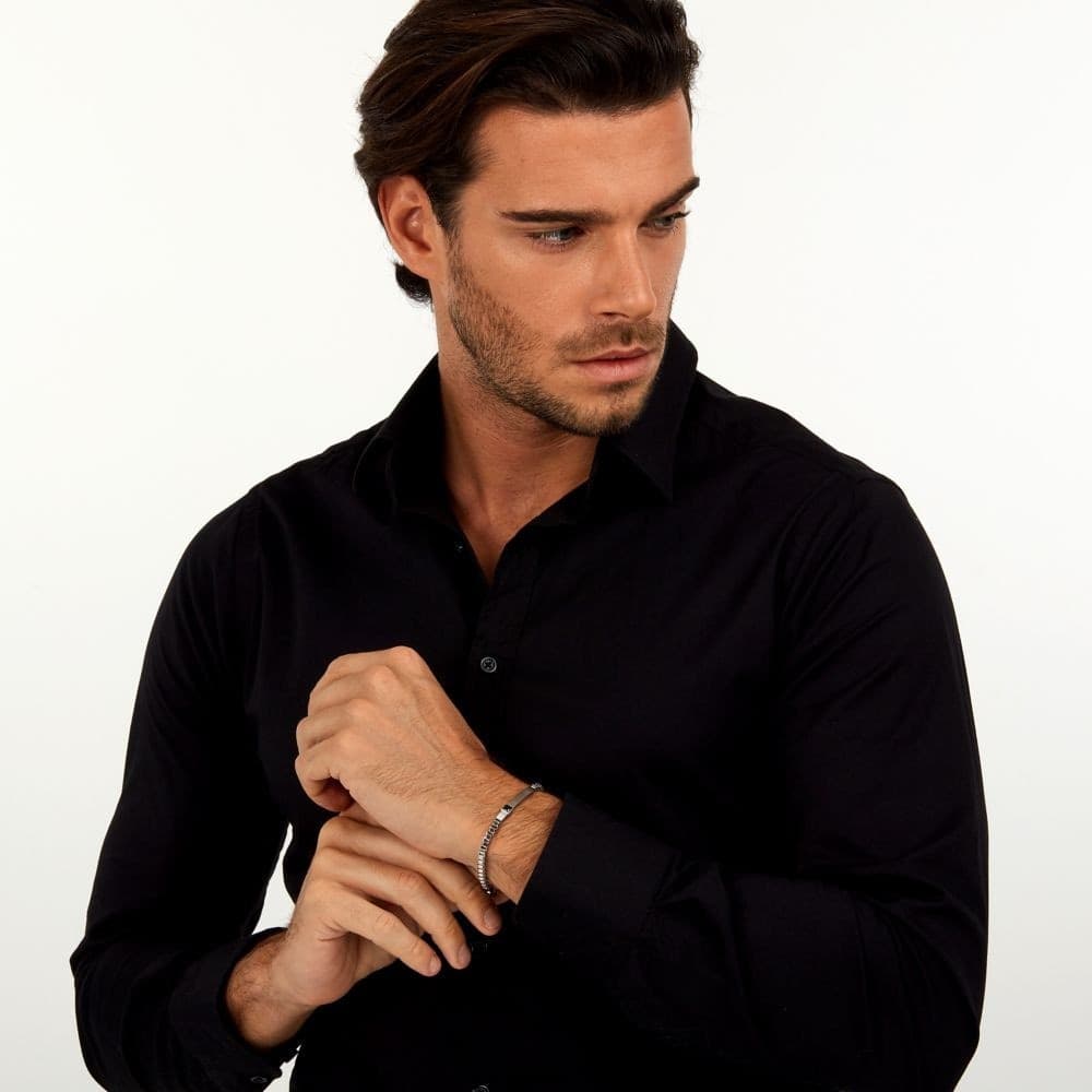 Morellato Urban – Bracciale Uomo Acciaio con Zircone Nero (SABH44) - 6