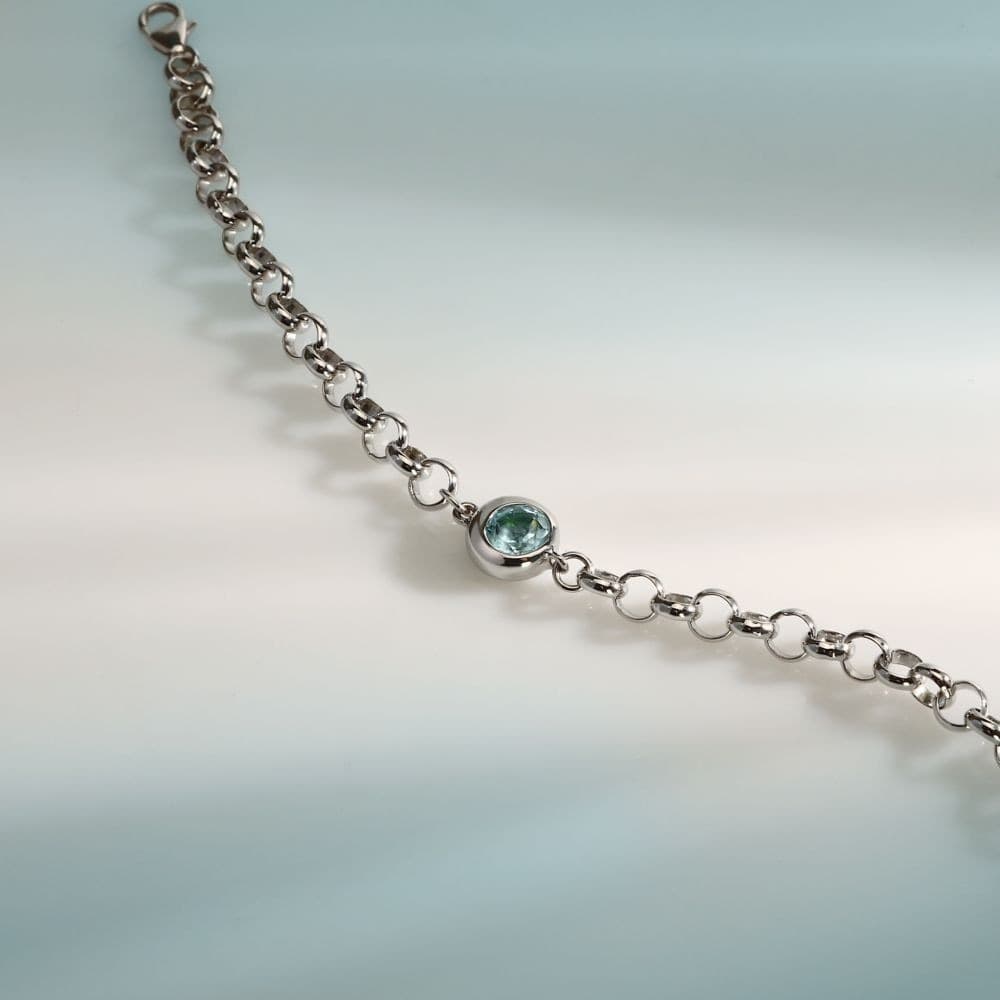 Morellato Tesori Eterni – Bracciale Donna Silver Topazio Azzurro (SAXN36) - 4