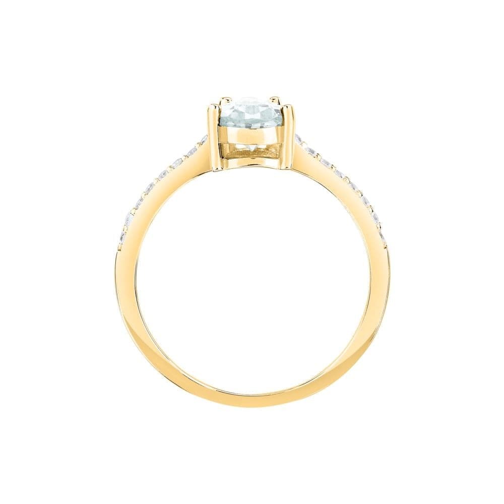 Morellato Tesori – Anello Solitario Dorato con Zircone Bianco (SAIW210) - 3