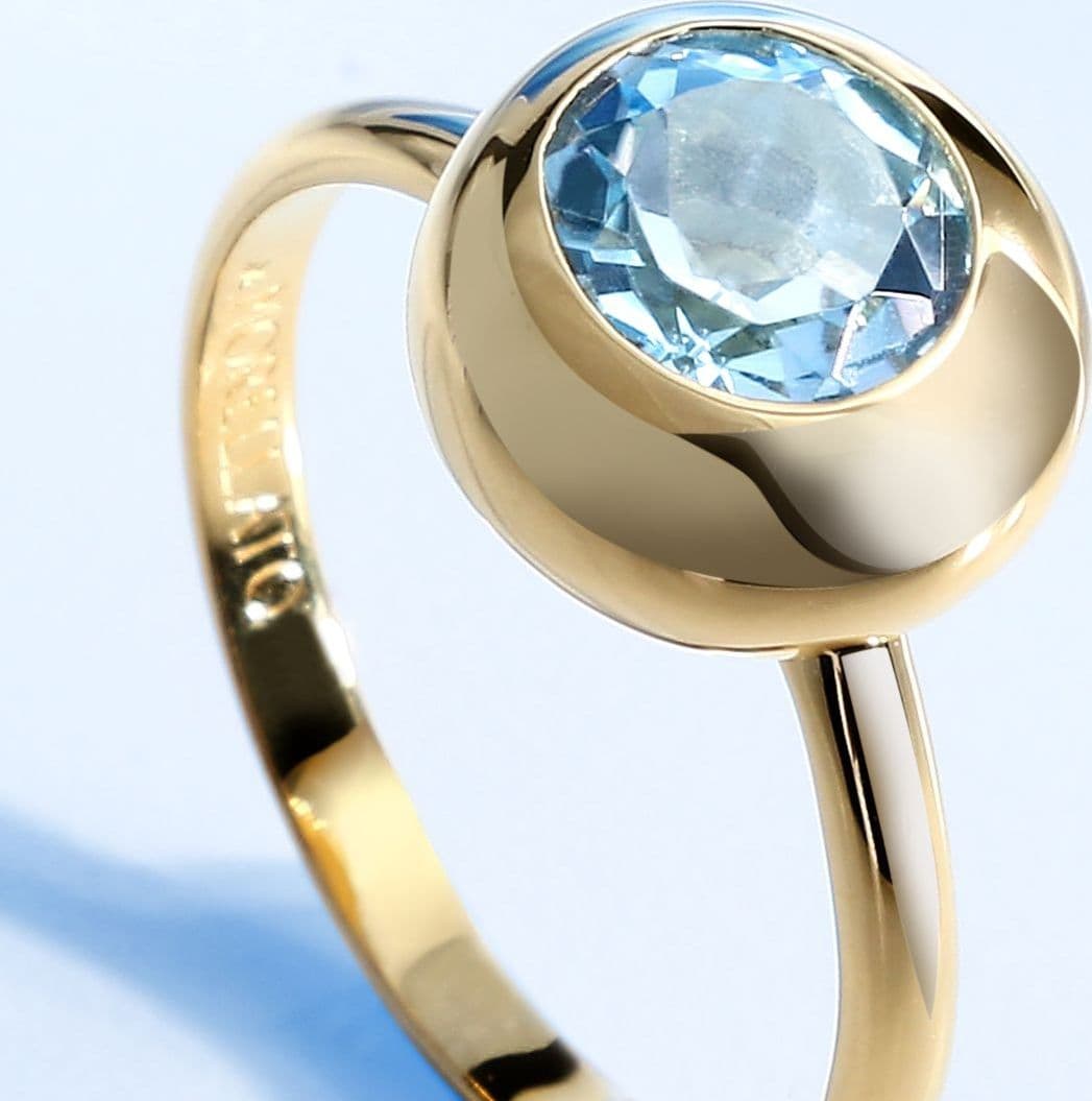 Morellato Tesori Eterni Anello Donna Dorato Pietra Blu (SAXN24) - 6