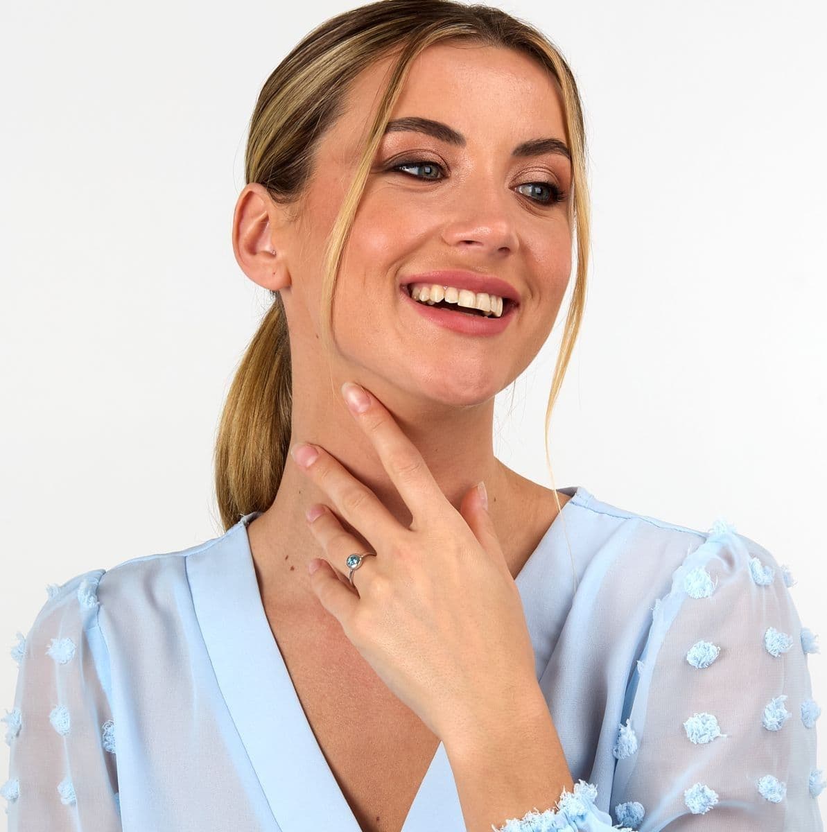 Morellato Tesori Eterni Anello Donna Silver Pietra Blu (SAXN27) - 4