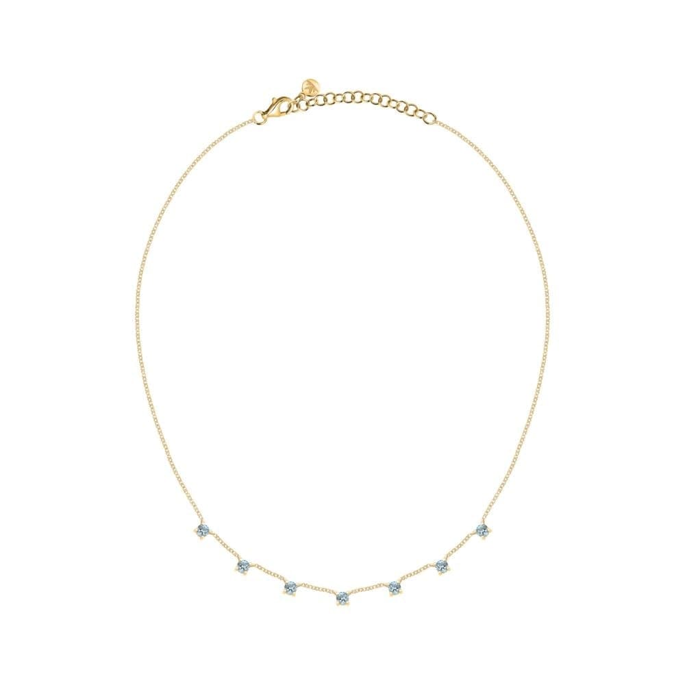 Collana Morellato Tesori Oro con Zirconi Azzurri (SAIW303) - 2