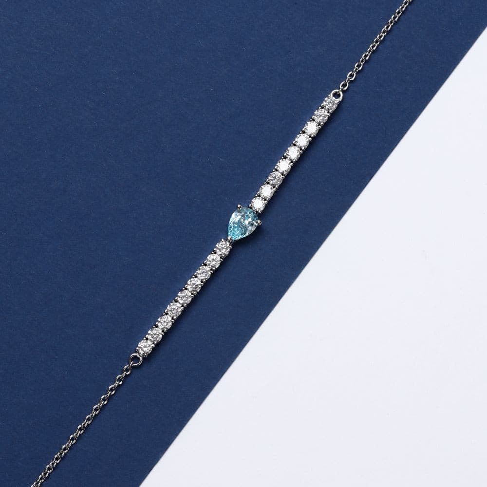 Bracciale Morellato Tesori Argento 925 Zirconi Azzurri (SAIW200) - 5