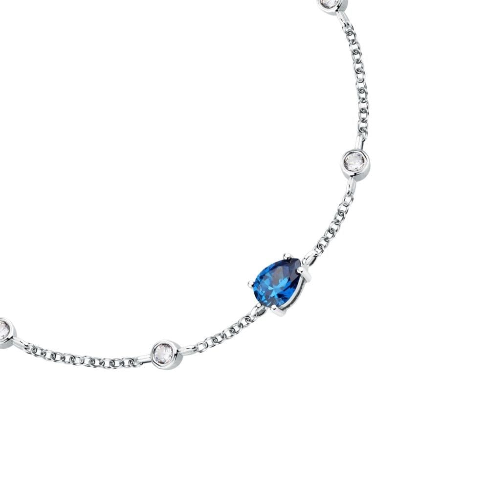 Bracciale Morellato Tesori Argento 925 Zirconi Blu (SAIW201) - 2