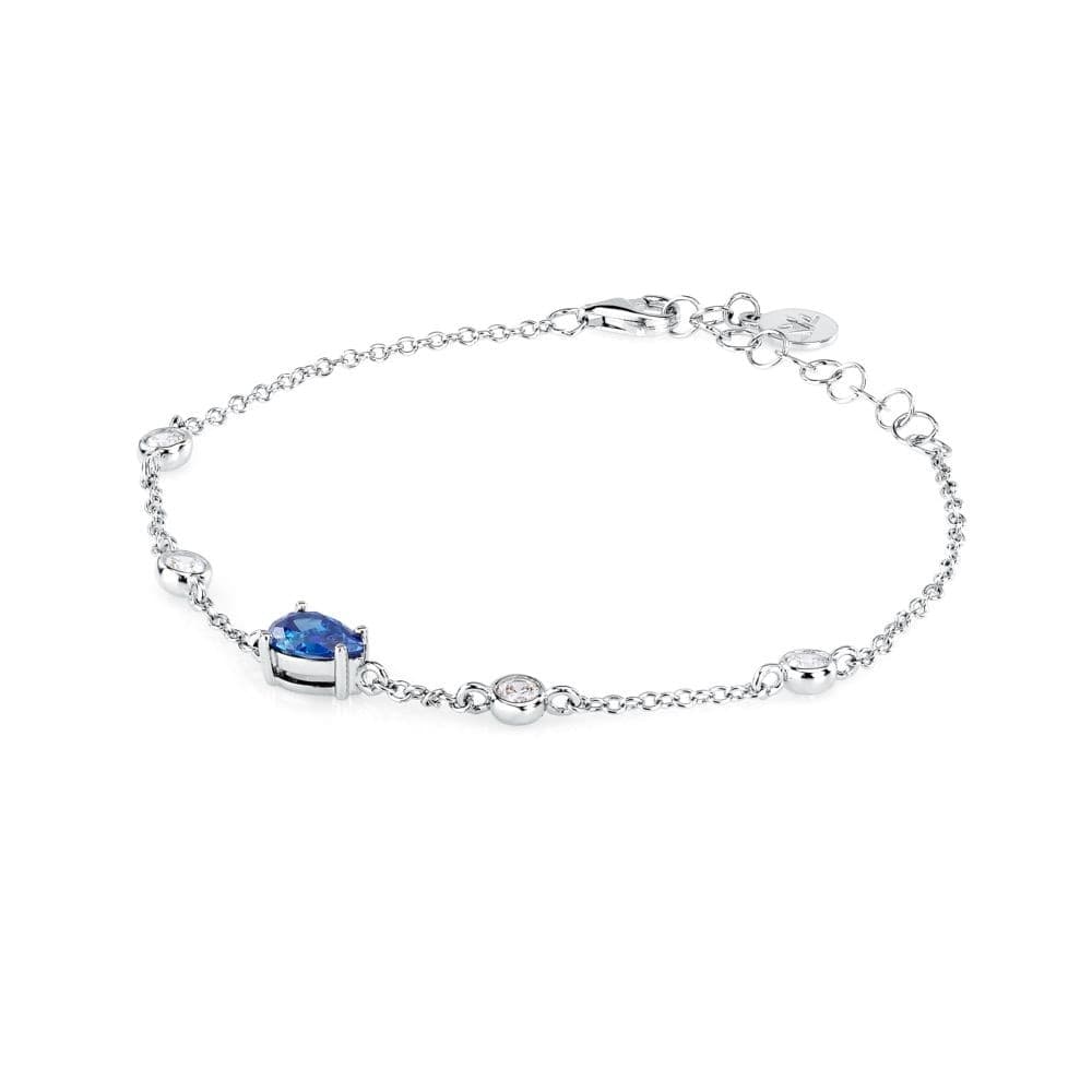 Bracciale Morellato Tesori Argento 925 Zirconi Blu (SAIW201) - 3