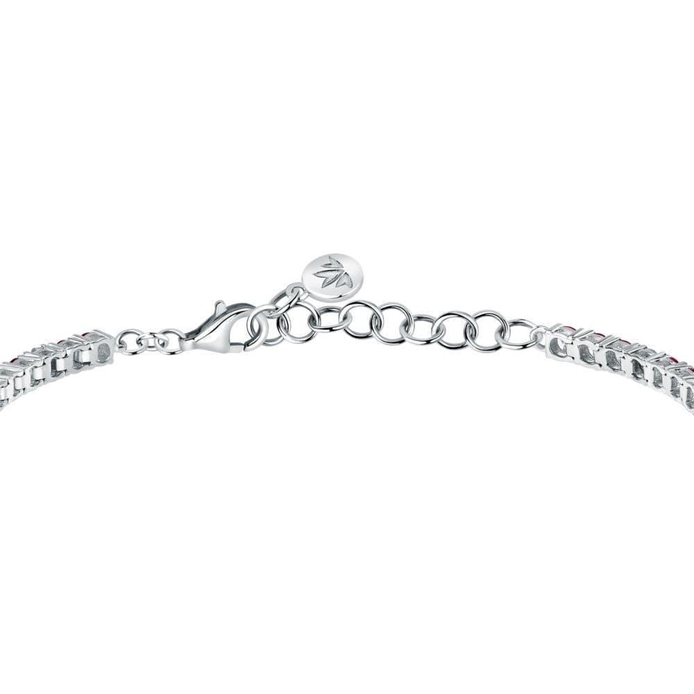 Bracciale Morellato Tesori Argento 925 Zirconi Rossi (SAIW230) - 3