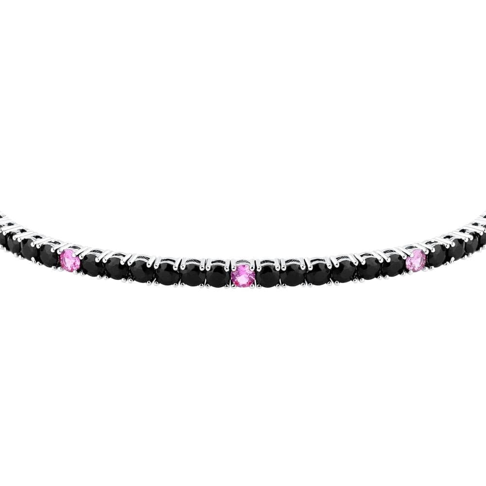 Bracciale Morellato Tesori Argento 925 Nero Rosa (SAIW259) - 2