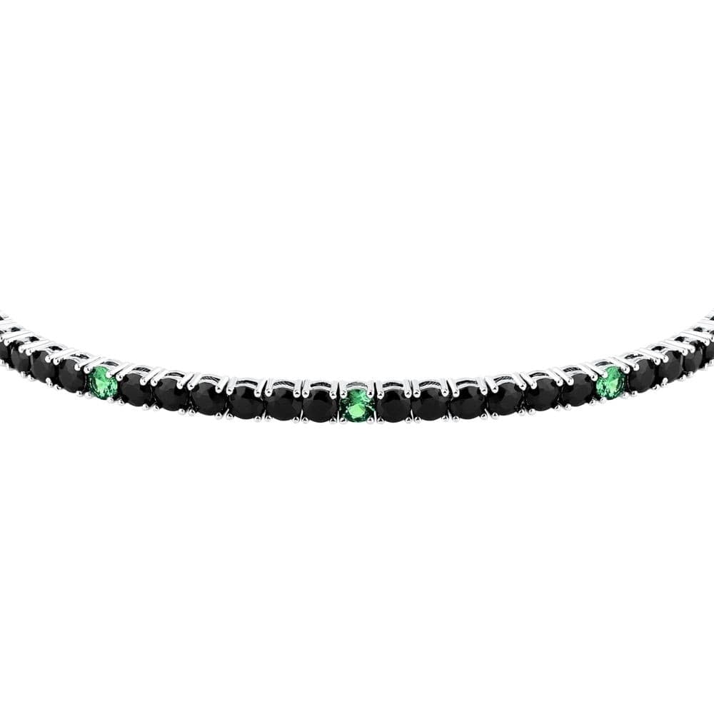 Bracciale Morellato Tesori Argento 925 Nero Verde (SAIW260) - 2