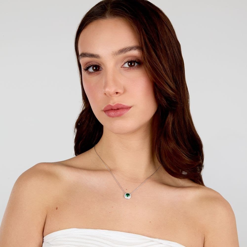 Collana Morellato Duchessa Argento 925 Verde Zirconi (SAIW272) - 6