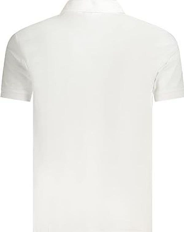 FILA Sunchon Polo Uomo FAM0717 Maglia a Maniche Corte in Cotone Vestibilità Slim Stile Casual Elegante Bianco - 2