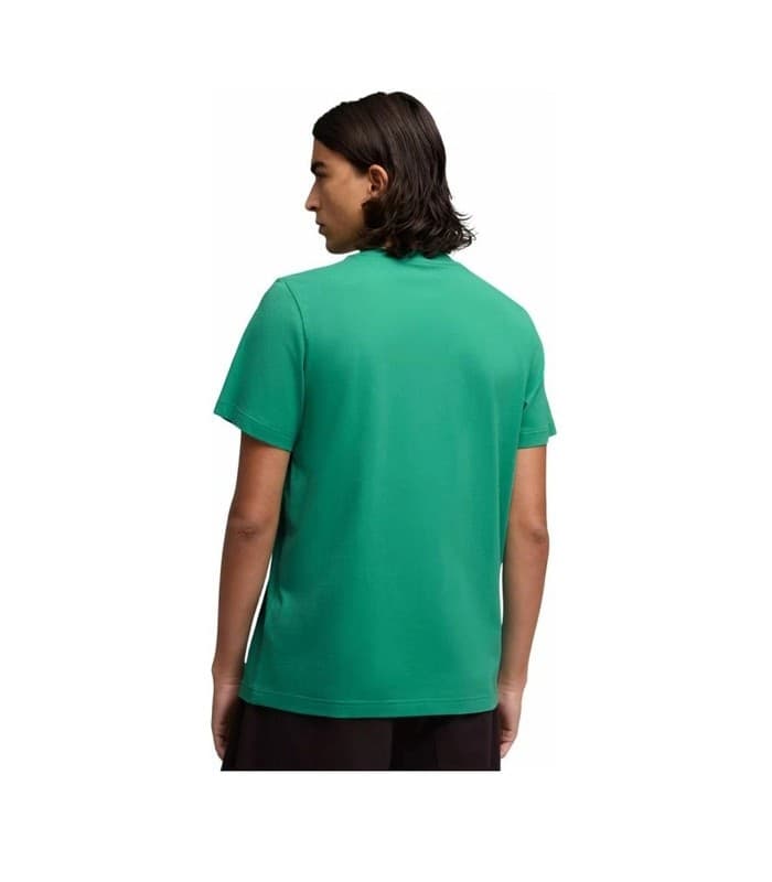 Puma T-Shirt Uomo in Cotone con Logo Ricamato – Maglietta Girocollo Regular Fit Casual Verde - 2