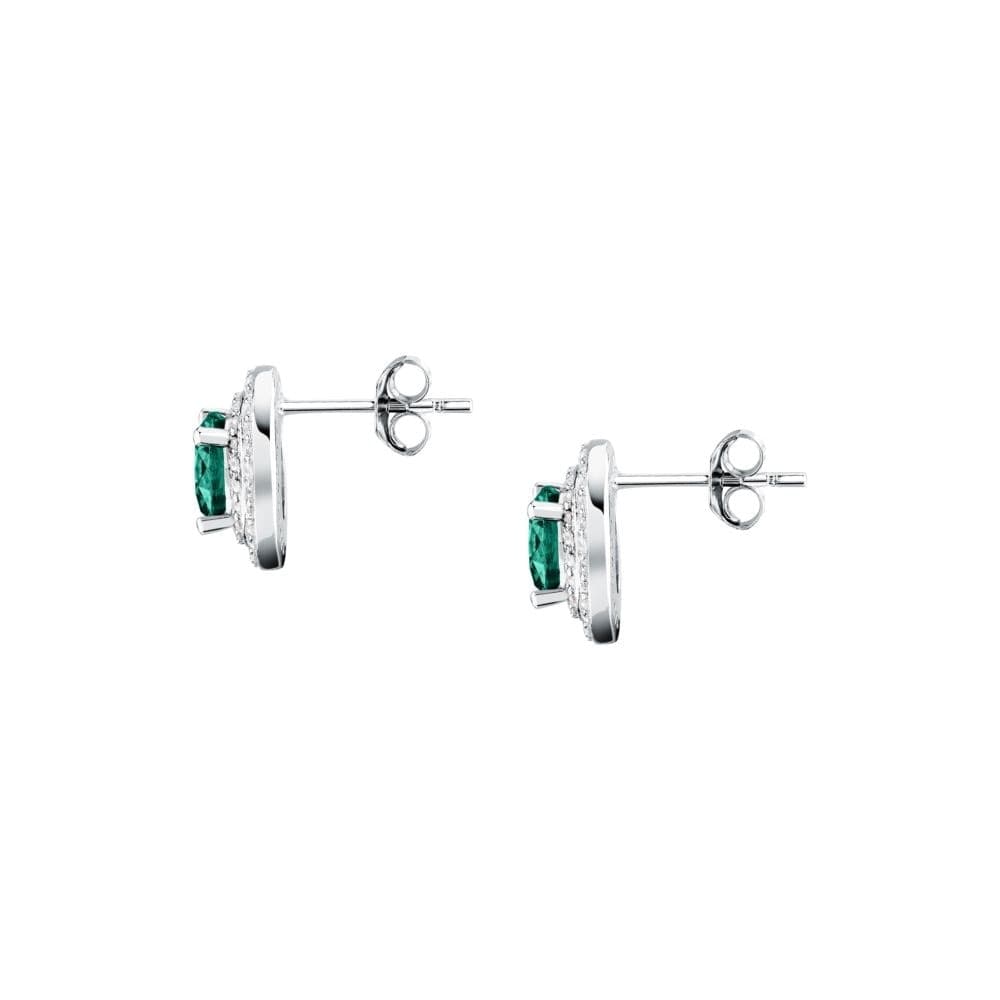 Orecchini Morellato Duchessa Argento 925 Verde Zirconi (SAIW275) - 3