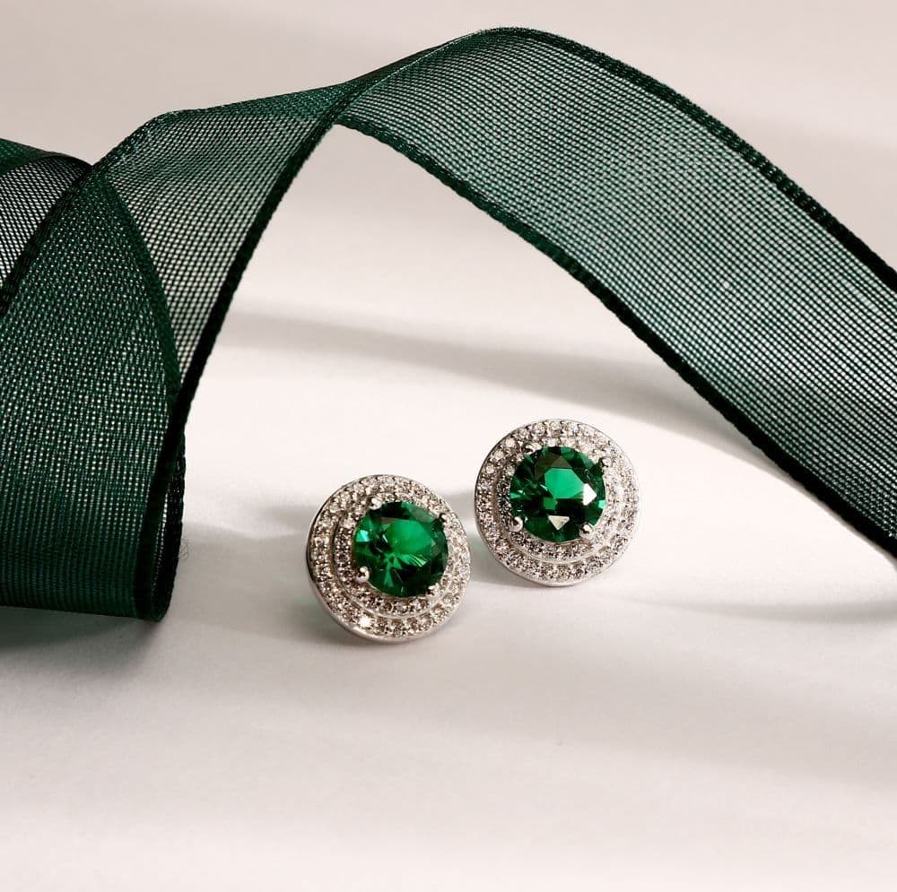 Orecchini Morellato Duchessa Argento 925 Verde Zirconi (SAIW275) - 4