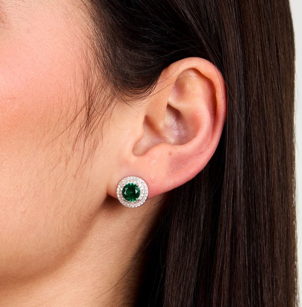 Orecchini Morellato Duchessa Argento 925 Verde Zirconi (SAIW275) - 5