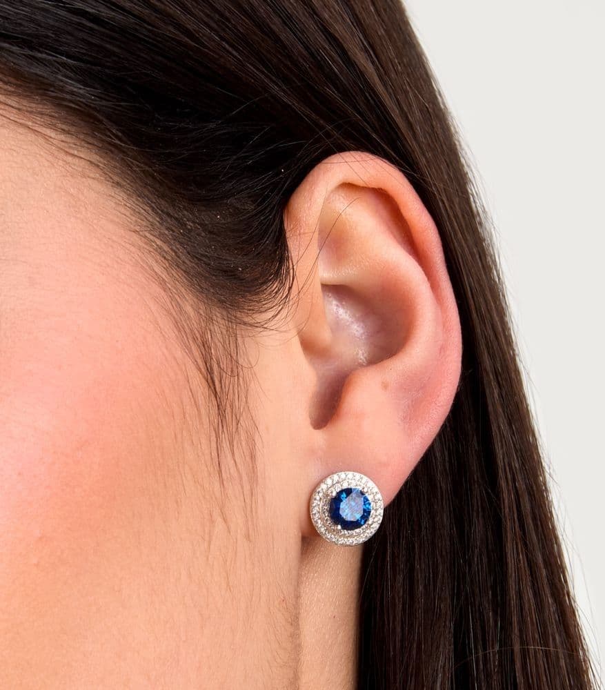Orecchini Morellato Duchessa Argento 925 Blu Zirconi (SAIW274) - 5