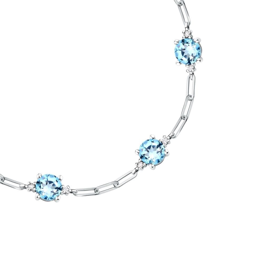 Bracciale Morellato Luminosa Argento 925 Azzurro (SAIW291) - 2