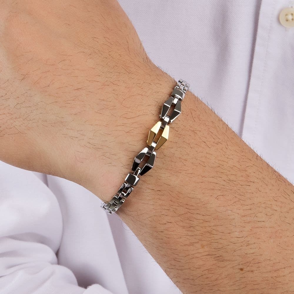 Bracciale Morellato Motown Acciaio Bicolore Uomo (SALS114) - 6