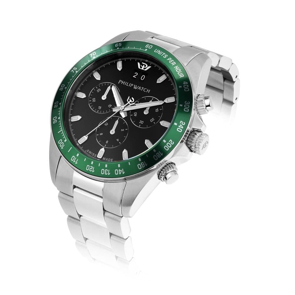 Philip Watch Caribe Sport – Orologio Uomo Cronografo Acciaio (R8273607010) - 2