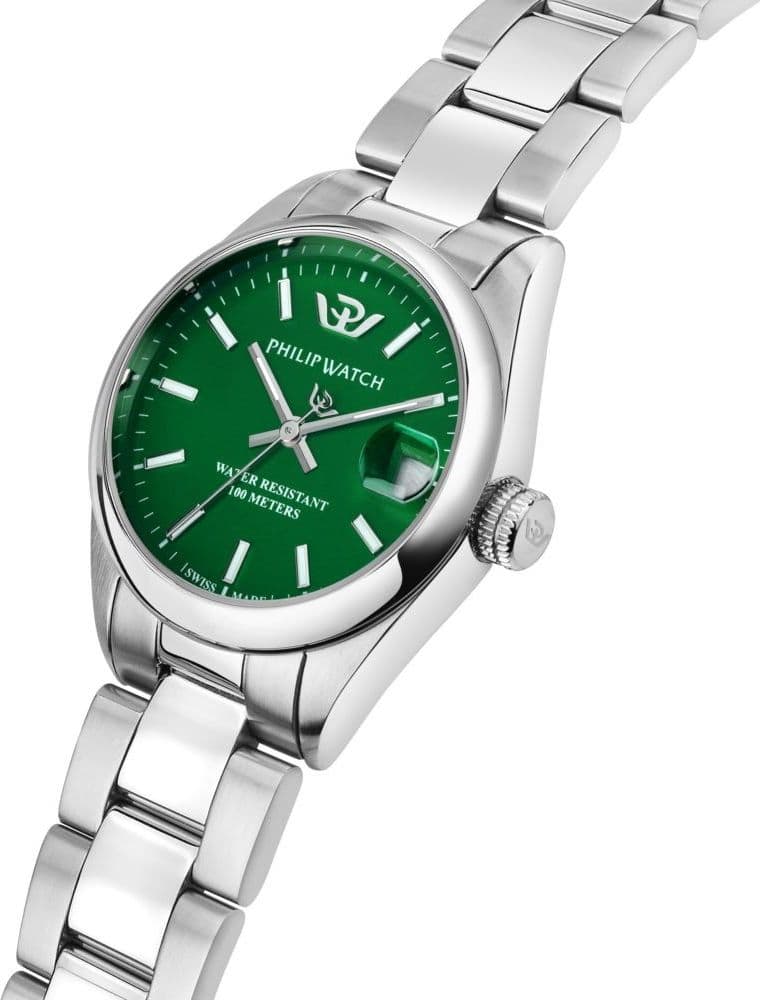 Philip Watch Caribe Urban – Orologio Donna Datario Verde (R8253597647) - 2