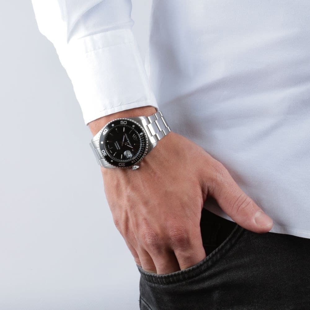 Philip Watch Caribe – Orologio Uomo Nero Automatico (R8223597026) - 3