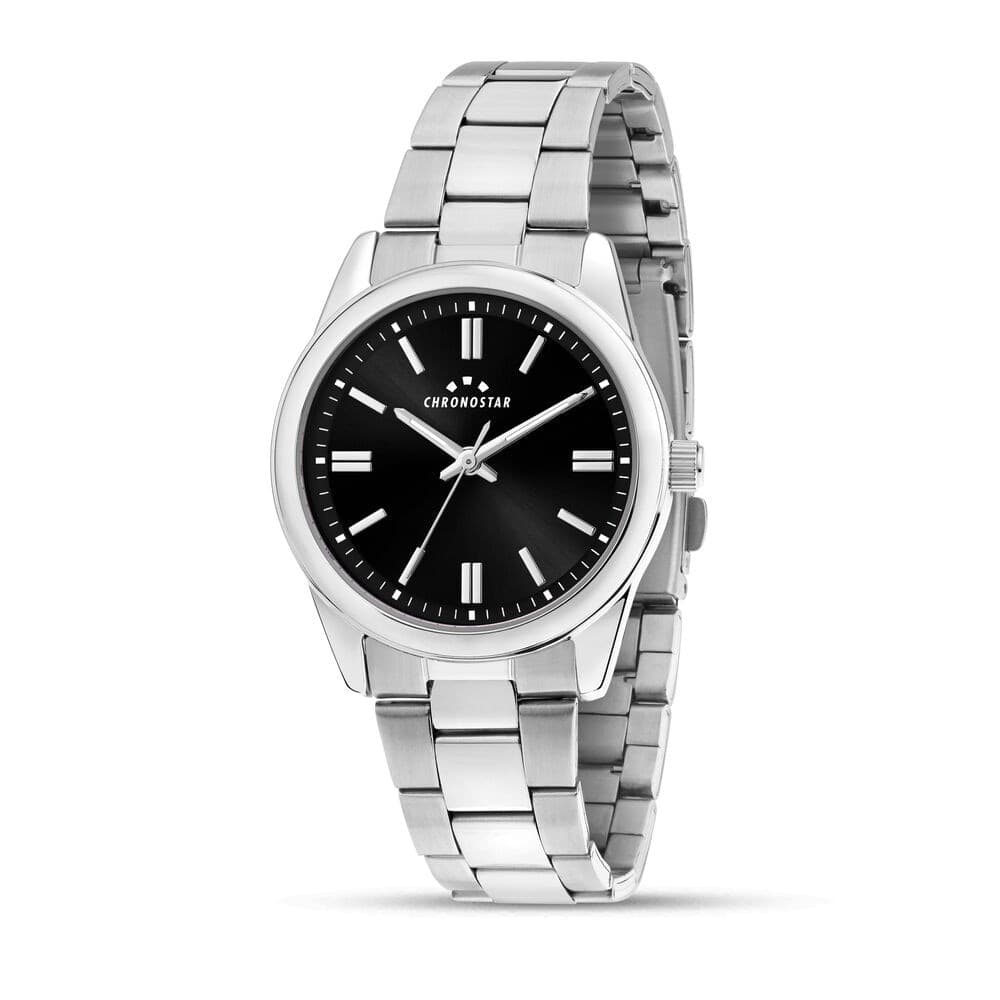 Chronostar Timeless – Orologio Uomo Silver Nero (R3753316001)