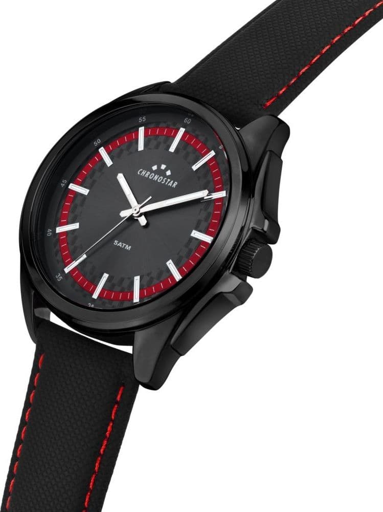 Chronostar Saturn – Orologio Uomo Nero / Rosso (R3751327002) - 2
