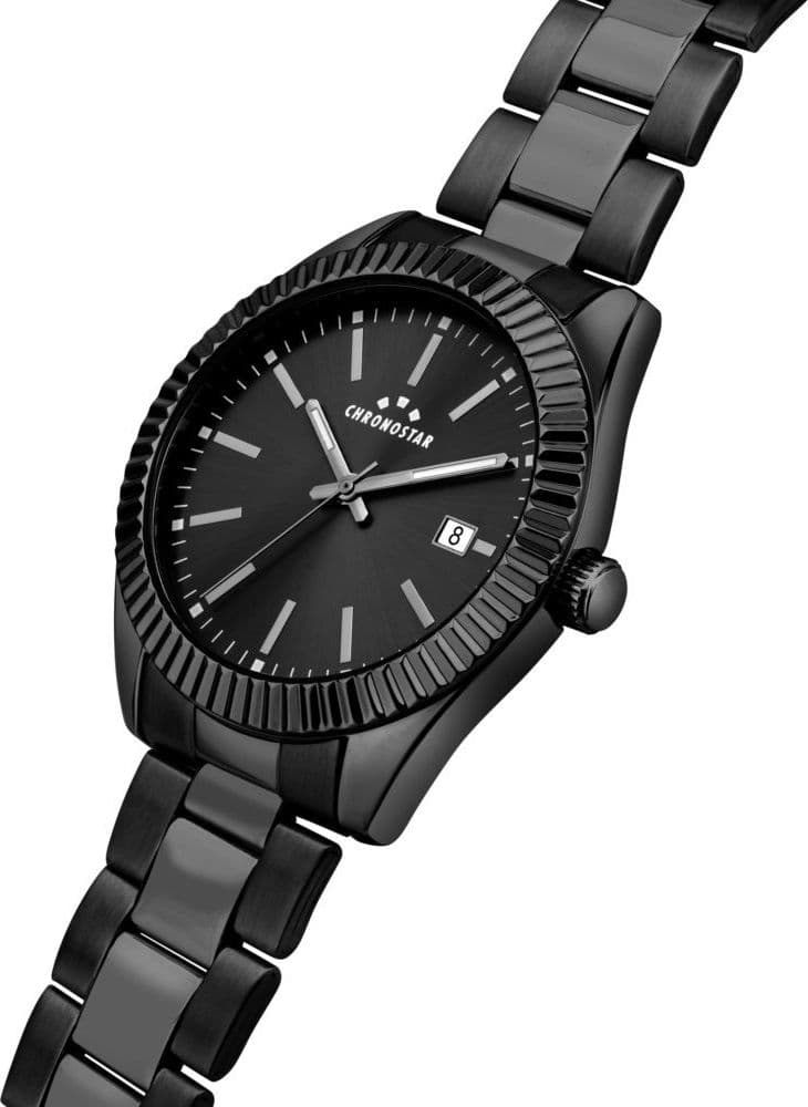 Chronostar Daily – Orologio Uomo Nero con Bracciale Acciaio (R3753312009) - 2