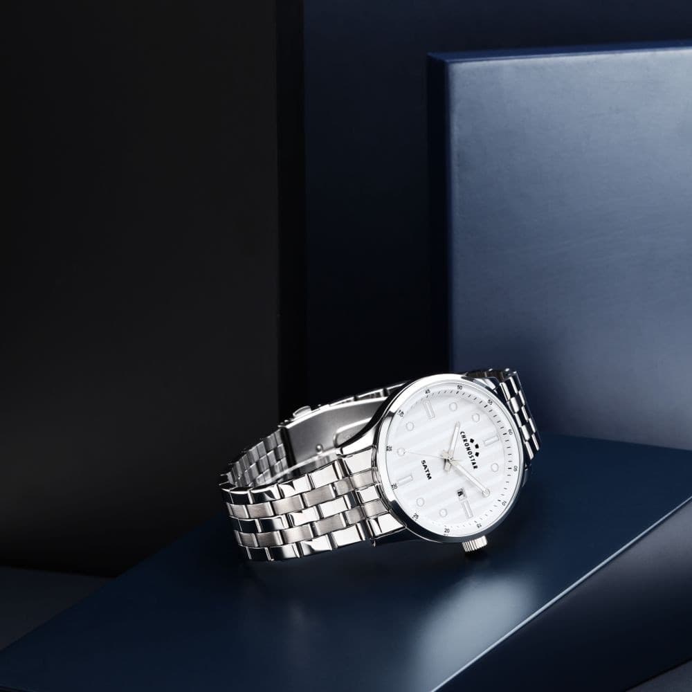 Chronostar Starline – Orologio Uomo Silver con Quadrante Chiaro (R3753321004) - 6