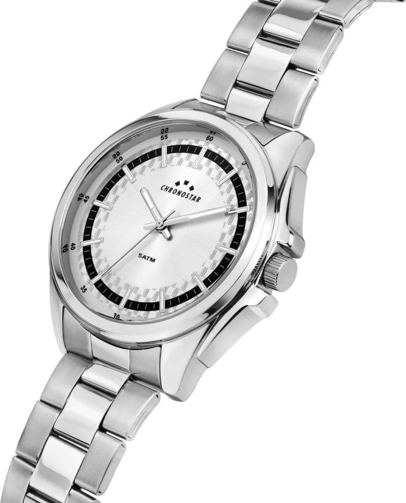 Chronostar Saturn – Orologio Uomo Silver con Quadrante Chiaro (R3753327001) - 2